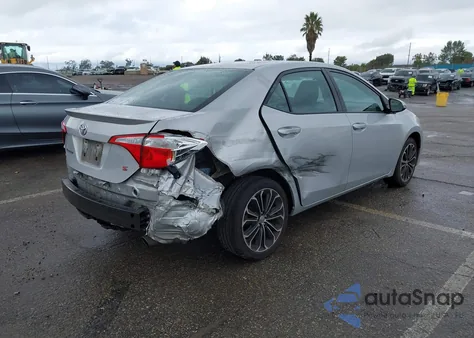 2015 Toyota Corolla S Plus z USA, uszkodzony, nr VIN 5YFBURHE0FP281314